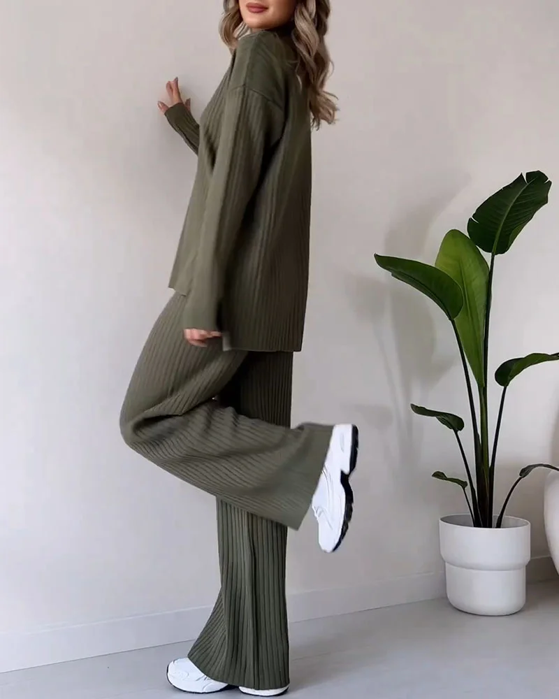 Safira - Solide Frau Loungewear Set | 50% RABATT - Image 4