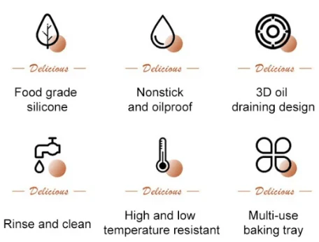 Slide&Fry™️ Zusammenklappbare AirFryer-Fritierform aus Silikon - Image 11