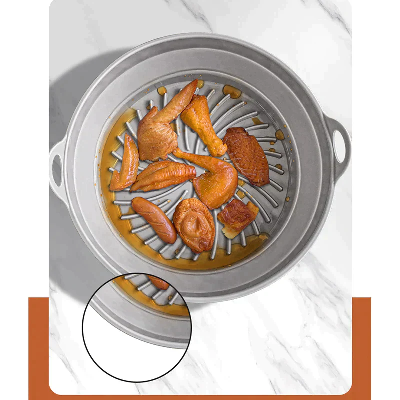 Slide&Fry™️ Zusammenklappbare AirFryer-Fritierform aus Silikon - Image 9