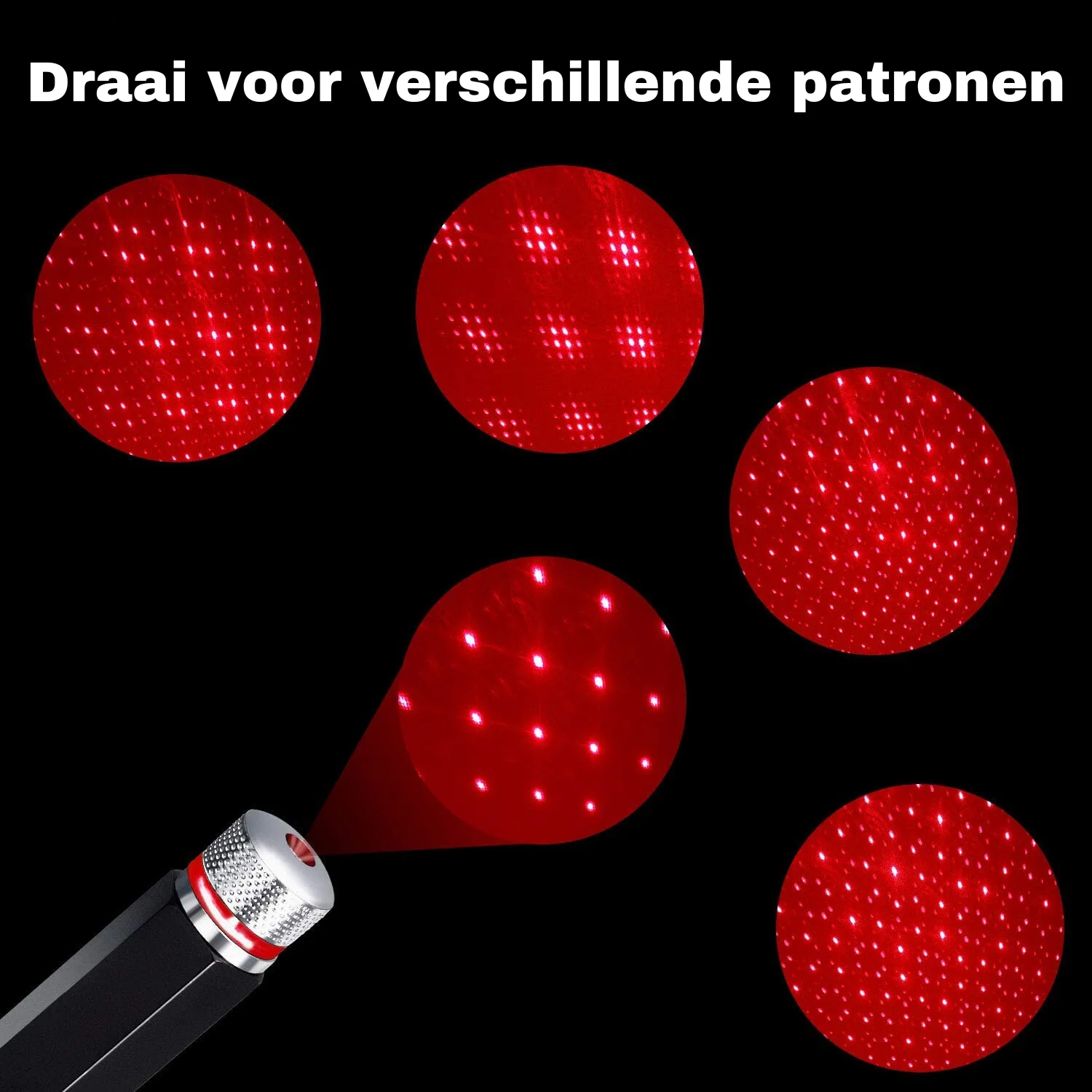 Snaky™ | LED-Projektlampe | USB-LED-Lampe für einen Sternenhimmel im Auto! - Image 4