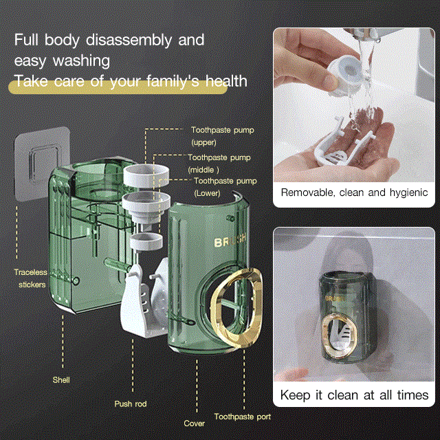 Spendar™ Leichter Zahnpasta-Spender | 1+1 GRATIS - Image 4